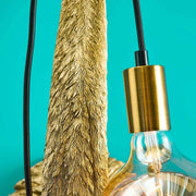 Tiffany Lampa Ścienna złota, 26.5 X 24.5 X 71.5 cm